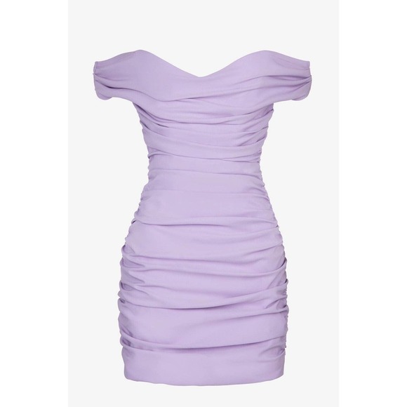 NWT Heiress Beverly Hills Lilac/Lavender Corset Dress - Picture 2 of 8